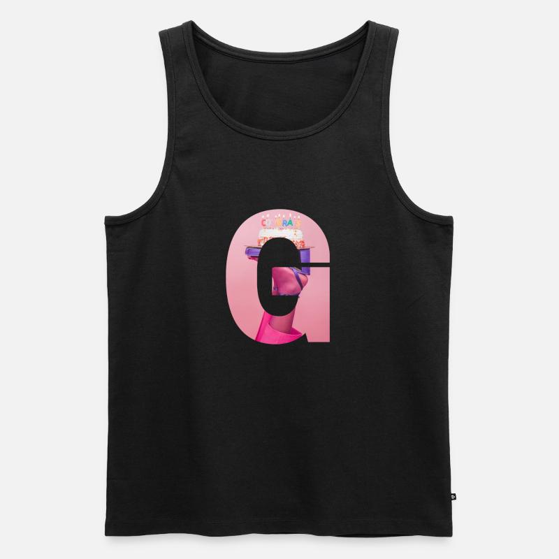 Congratulation - Männer Premium Bio Tank Top - Schwarz