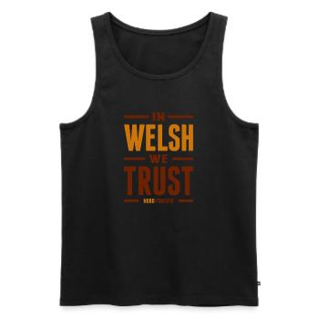 In Welsh we trust - Débardeur bio Premium Homme - noir - Devant - Michal (187cm)