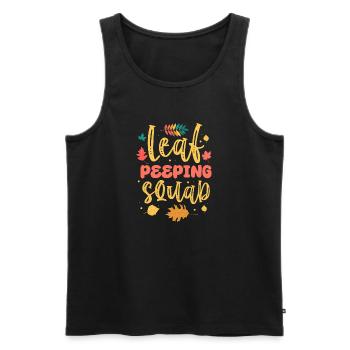 Dtf Down To Float River Tubing Water Sports - Men's Premium Organic Tank Top - black - Front - AI Model Male 178 light (178cm)
