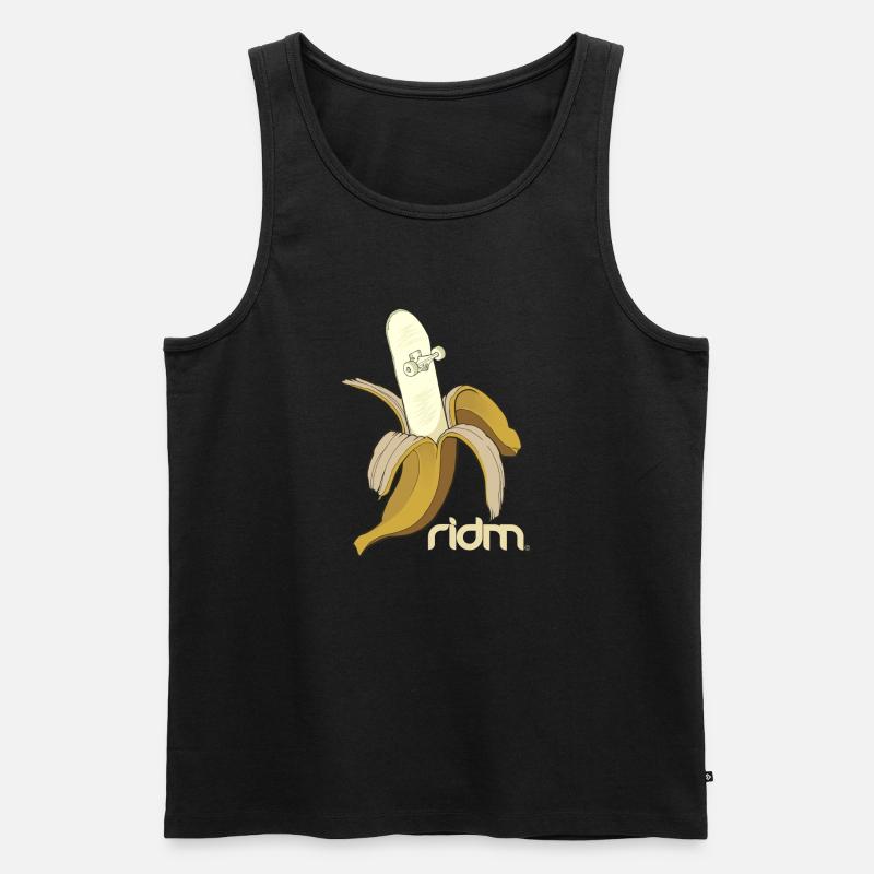 ridm bananaboard - Männer Premium Bio Tank Top - Schwarz