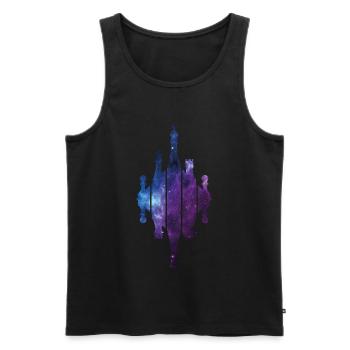CHESS CHESS PLAYERS CHESS PIECES - Men's Premium Organic Tank Top - black - Front - Michal (187cm)