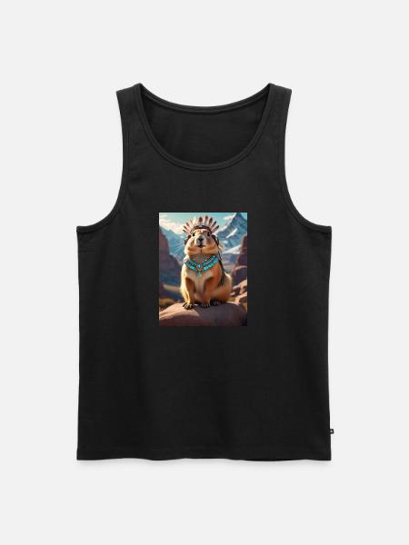Marmot Warrior - Men's Premium Organic Tank Top - black
