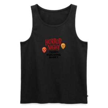 20230112 195046 0000 - Männer Premium Bio Tank Top - Schwarz - Vorne - Michal (187cm)