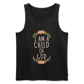 Gott Jesus Bibel Kirche Christliches Geschenk - Männer Premium Bio Tank Top - Schwarz - Vorne - AI Model Male 178 light (178cm)