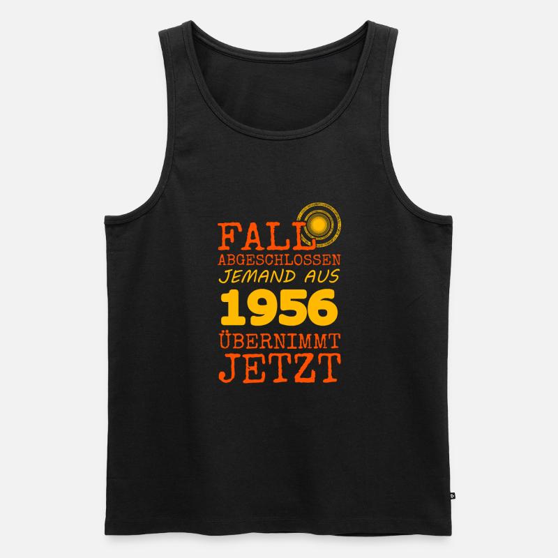 Witzig 1956 - Männer Premium Bio Tank Top - Schwarz
