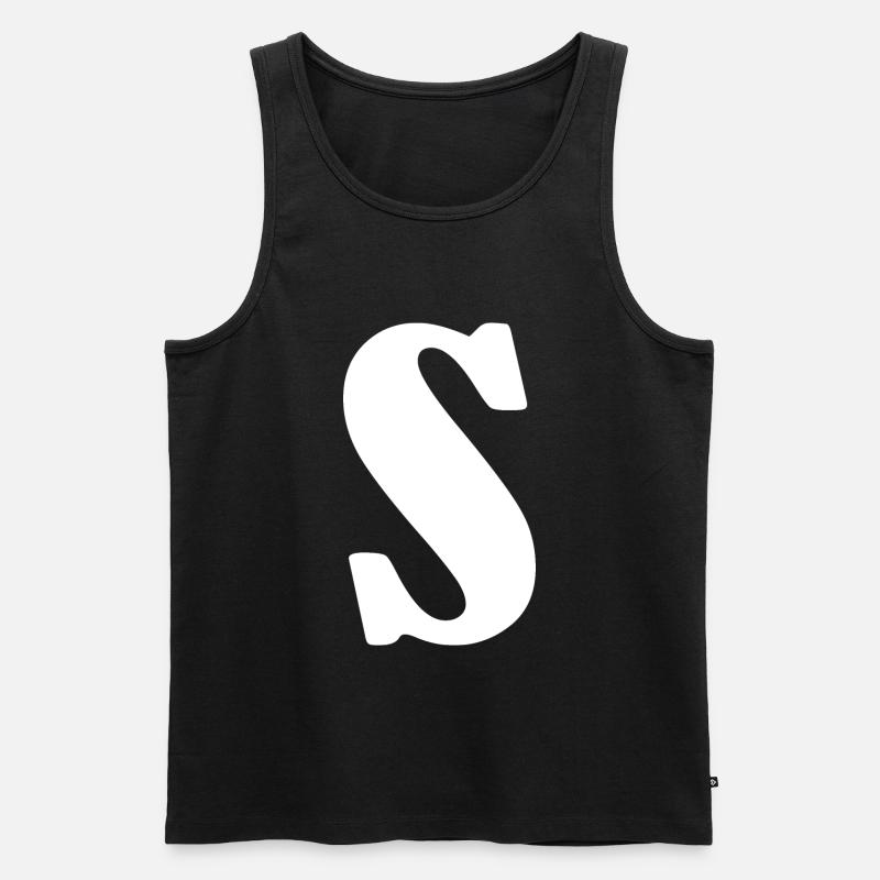 S - Männer Premium Bio Tank Top - Schwarz