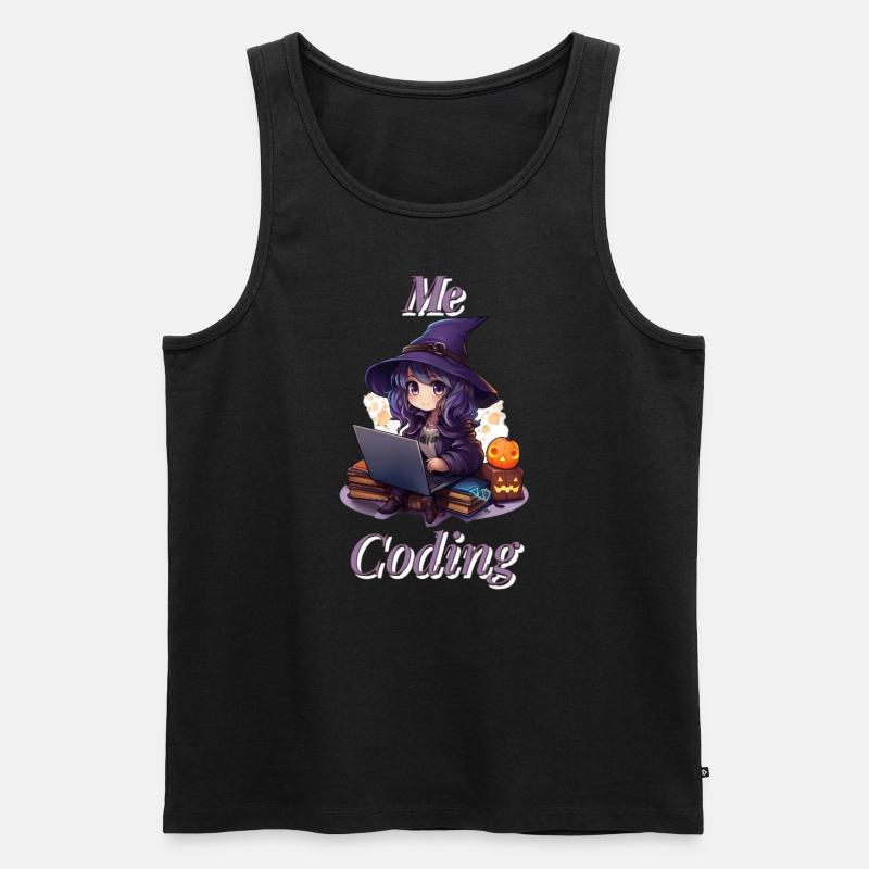 "WitchCode: Anime-Inspired Design" - Männer Premium Bio Tank Top - undefined