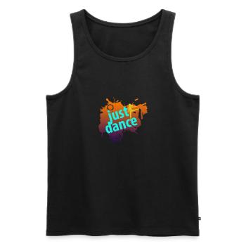 JUST DANCE Dancing Dancing Gift Idea - Men's Premium Organic Tank Top - black - Front - AI Model Male 178 light (178cm)