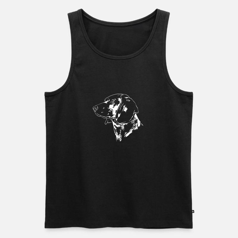BAYERISCHER GEBIRGSSCHWEIßHUND Jagdhunde Wilsigns - Männer Premium Bio Tank Top - Schwarz
