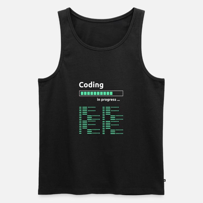 Coding in progress - Débardeur bio Premium Homme - noir