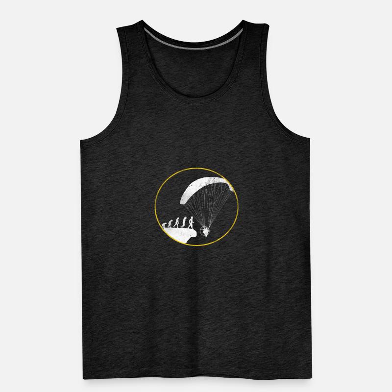 Evolution paramotor gift shirt Men's Premium Organic Tank Top