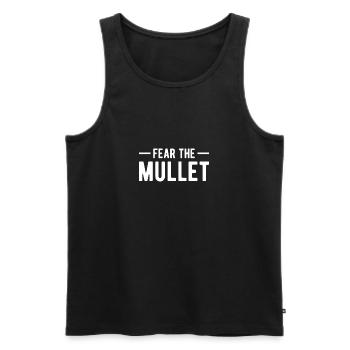 Fear The Mullet Vokuhila Shirt Cadeau - Débardeur bio Premium Homme - noir - Devant - Michal (187cm)