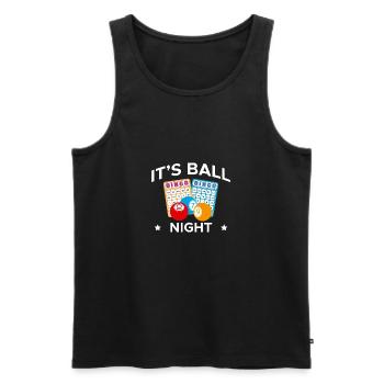 C’est ball not Bingo Shirt Gift - Débardeur bio Premium Homme - noir - Devant - Michal (187cm)
