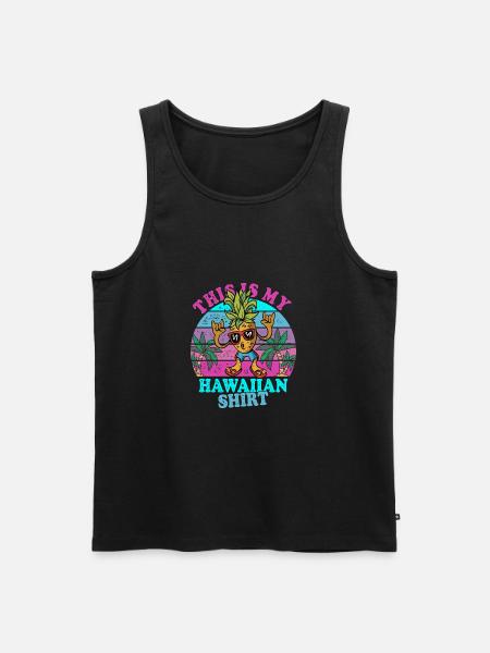 This is my Hawaiian shirt - Men's Premium Organic Tank Top - black