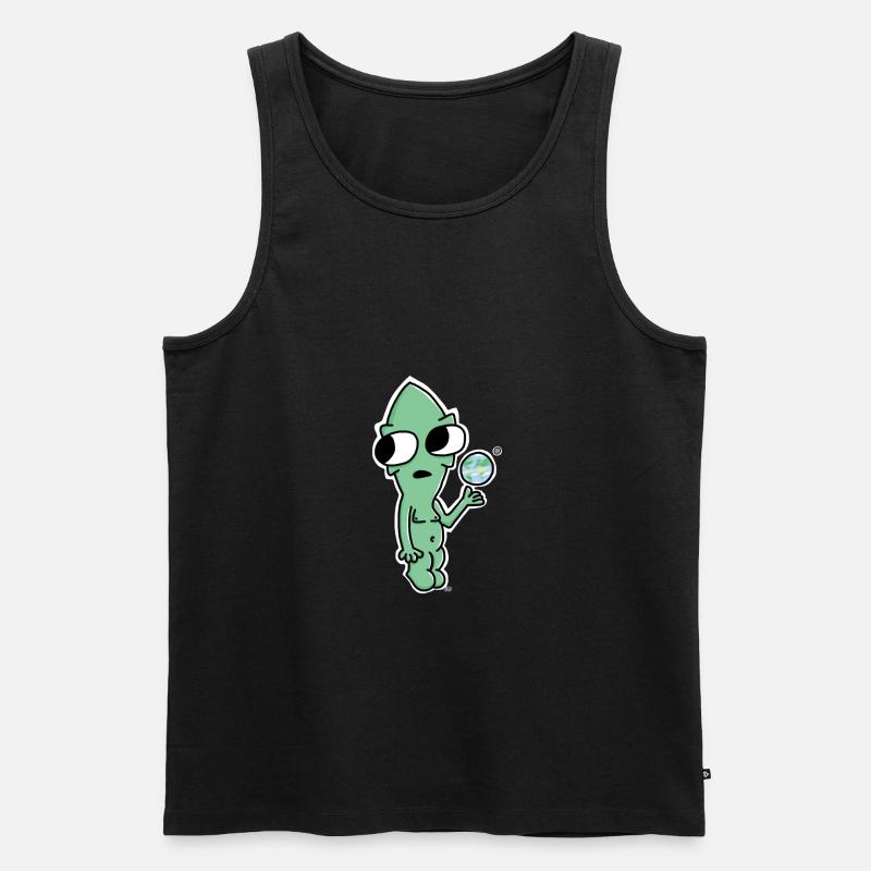Alien 2 - Männer Premium Bio Tank Top - Schwarz