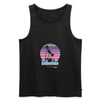 Stay RAD - Männer Premium Bio Tank Top - Schwarz - Vorne - AI Model Male 178 light (178cm)