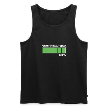 Arzthelferin Krankenpflegerin Arztpraxis Nadel - Männer Premium Bio Tank Top - Schwarz - Vorne - AI Model Male 178 light (178cm)