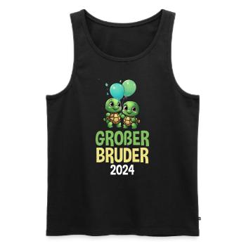 I'm going to be Big Brother 2024 Turtle Baby - Men's Premium Organic Tank Top - black - Front - Michal (187cm)