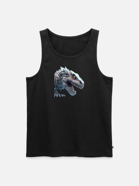 Rex - Männer Premium Bio Tank Top - Schwarz