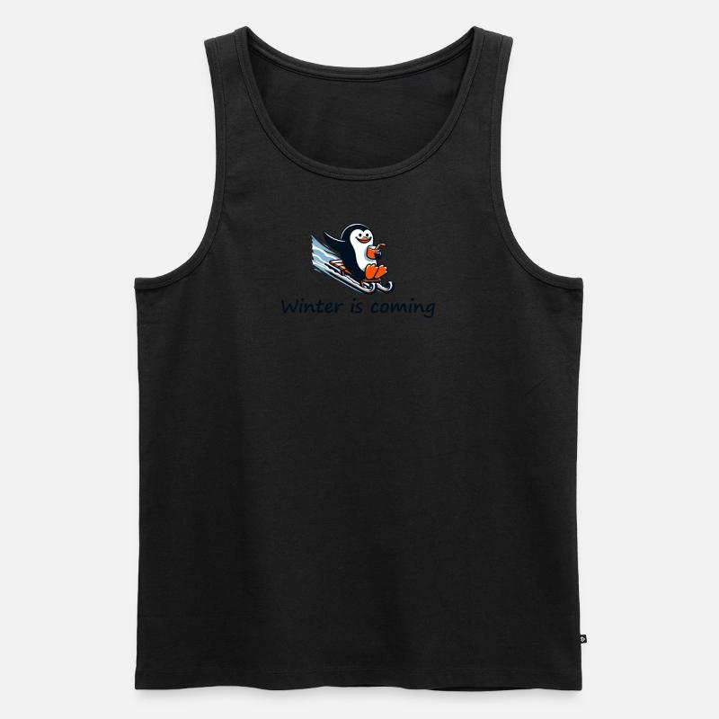 Der Winter kommt - Männer Premium Bio Tank Top - undefined