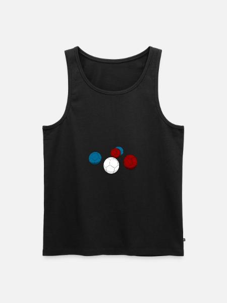 Boccia - petanque - Men's Premium Organic Tank Top - black
