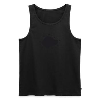 American Staffordshire Terrier - Männer Premium Bio Tank Top - Schwarz - Vorne - AI Model Male 178 light (178cm)