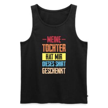 Tochter Familie Töchter Geschenk - Männer Premium Bio Tank Top - Schwarz - Vorne - Michal (187cm)