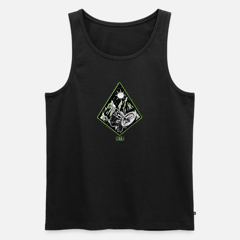 Mtb 1 04 - Männer Premium Bio Tank Top - Schwarz