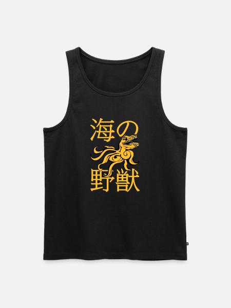 OctoRex - Men's Premium Organic Tank Top - black