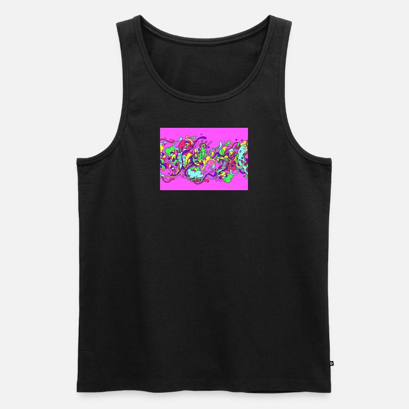 Slime - Männer Premium Bio Tank Top - Schwarz