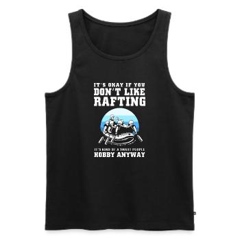 Rafting Kayaking Kayaking Paddle Boat - Men's Premium Organic Tank Top - black - Front - Michal (187cm)