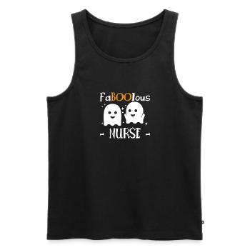 FaBOOlous Nurse Nurse T-Shirt Cadeau - Débardeur bio Premium Homme - noir - Devant - AI Model Male 178 light (178cm)