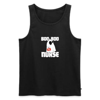 Boo Boo Nurse Shirt Geschenk - Männer Premium Bio Tank Top - Schwarz - Vorne - AI Model Male 178 light (178cm)