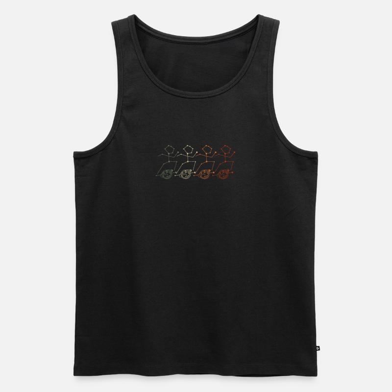 Onewheel Shirt Geschenk - Männer Premium Bio Tank Top - Schwarz