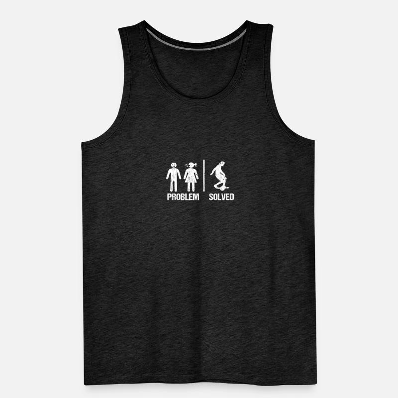 Problem Solved Shirt Onewheel Geschenk Männer Premium Bio Tank Top