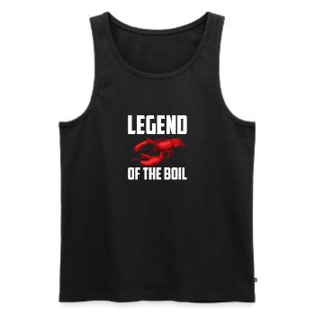 Legend Of The Boil Crawfish Shirt Gift - Men's Premium Organic Tank Top - black - Front - Michal (187cm)