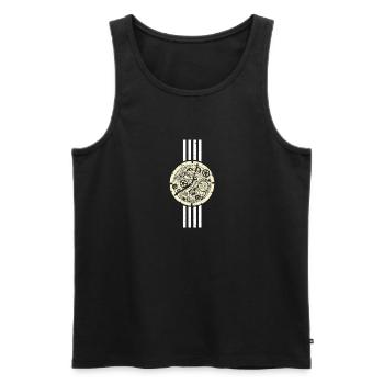 Watchmaker Watch Collector Shirt Cadeau - Débardeur bio Premium Homme - noir - Devant - Michal (187cm)