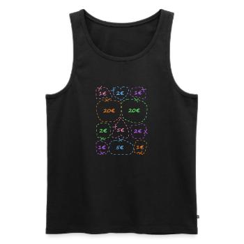 Junggesellinnenabschied - Männer Premium Bio Tank Top - Schwarz - Vorne - Michal (187cm)