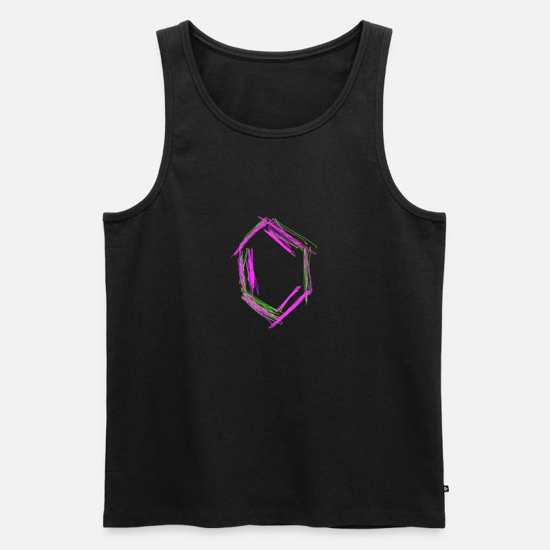 Benzol - Männer Premium Bio Tank Top - Schwarz
