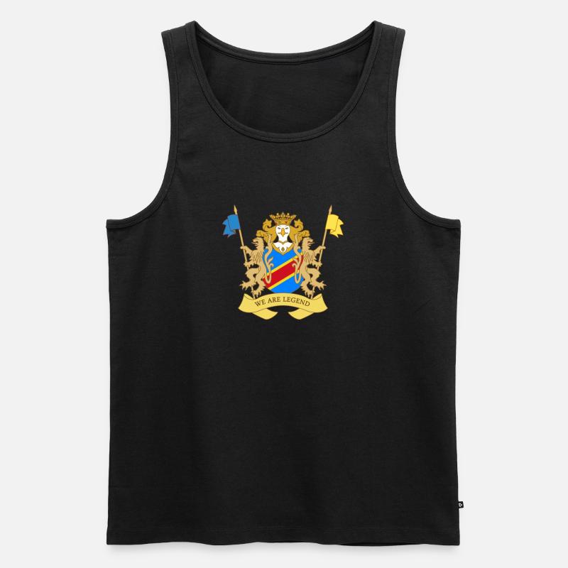 BLAZON DRC - Männer Premium Bio Tank Top - Schwarz