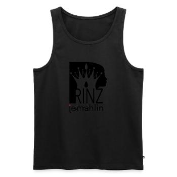 Prinzjemahlin - Männer Premium Bio Tank Top - Schwarz - Vorne - Michal (187cm)