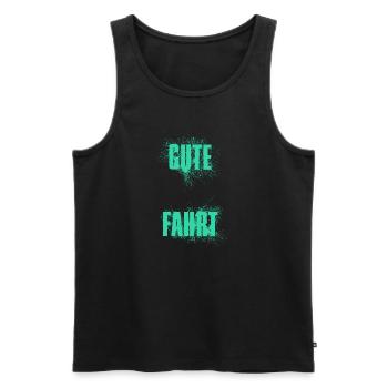 Gute Fahrt - Männer Premium Bio Tank Top - Schwarz - Vorne - Michal (187cm)
