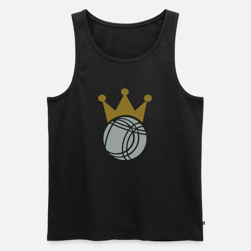Boule - Männer Premium Bio Tank Top - Schwarz