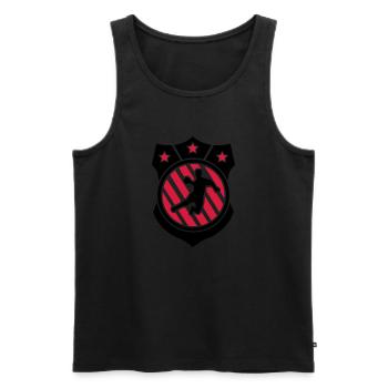 Handball Abzeichen - Männer Premium Bio Tank Top - Schwarz - Vorne - AI Model Male 178 light (178cm)