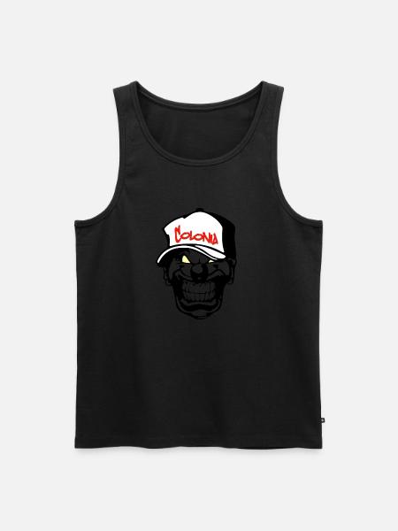 Köln - Colonia - Männer Premium Bio Tank Top - Schwarz
