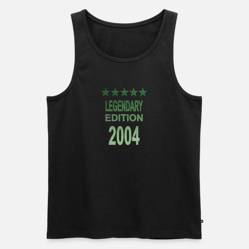 Legendary 2004 Edition - Männer Premium Bio Tank Top - Schwarz