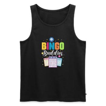 Bingo Buddies - Bingo Game Lover Bingo Winner Fan - Débardeur bio Premium Homme - noir - Devant - Michal (187cm)