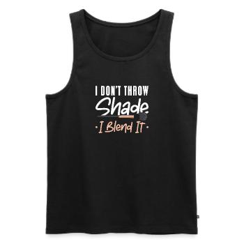 Ich werfe keinen Schatten - Männer Premium Bio Tank Top - Schwarz - Vorne - AI Model Male 178 light (178cm)