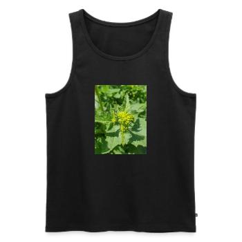 Schwarzer Senf - Männer Premium Bio Tank Top - Schwarz - Vorne - AI Model Male 178 light (178cm)