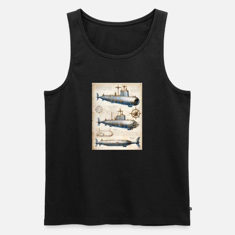U-Boot #1 - Männer Premium Bio Tank Top - Schwarz